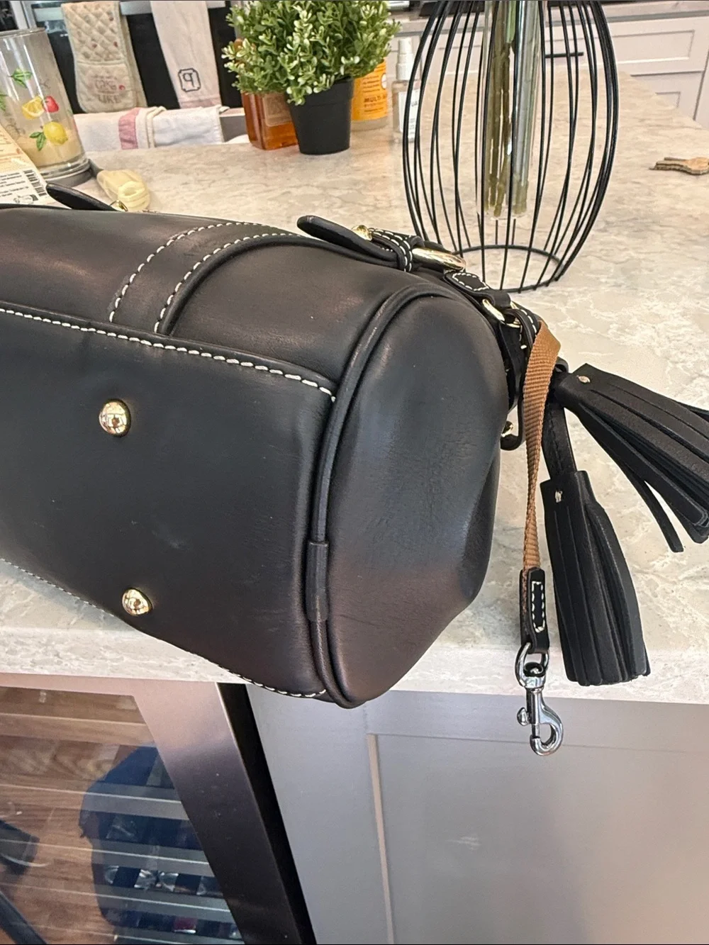 Dooney and Bourke Penrose satchel 30 with pocket
